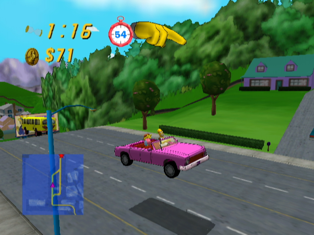 The Simpsons: Road Rage screenshot 4 for Xbox